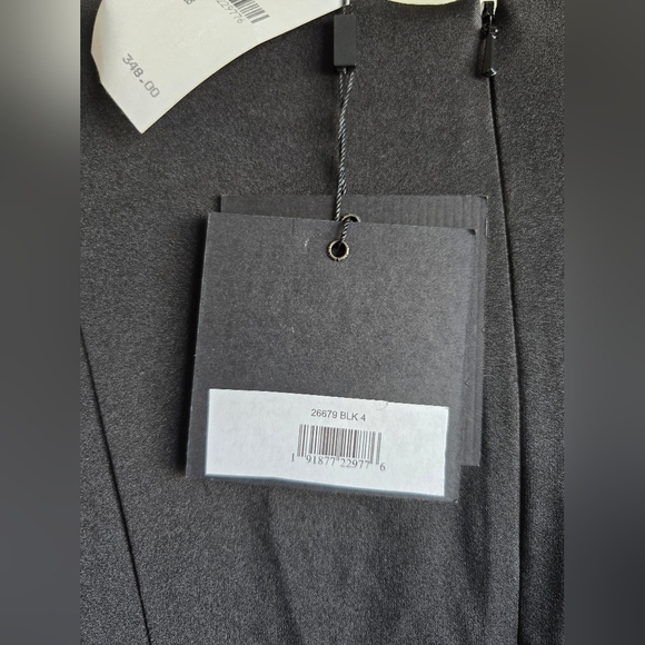 Ieena- Mac Duggal, Asymmetrical Beaded Fringe Hem Mini Dress,Black, Size 4, $348 - Picture 12 of 13